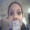 The funny thing is, when I sent this to her via email, she couldn't make out what the post-it says.  